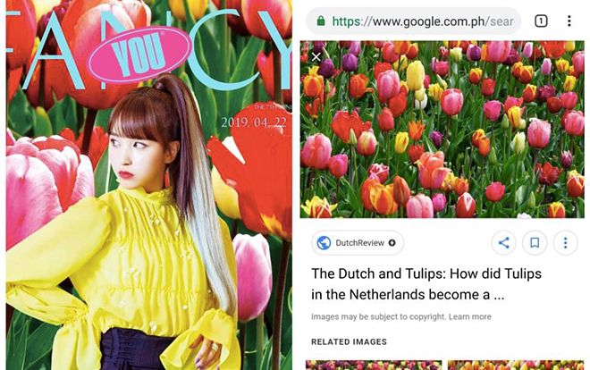 Có ai hối 'deadline' đâu mà JYP phải dùng ảnh miễn phí trên mạng để thiết kế teaser cho TWICE thế này?