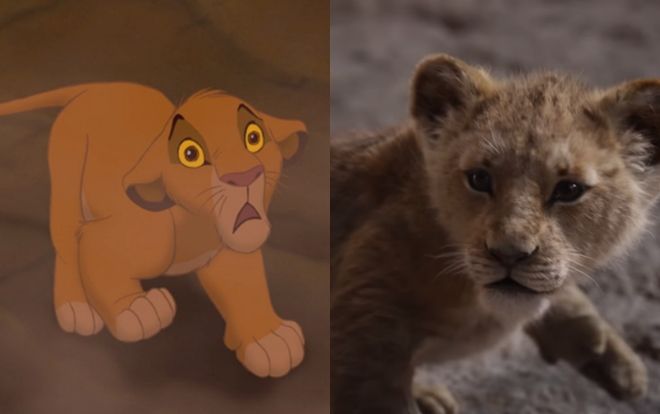 So sánh song song giữa 'The Lion King' mới của Disney với phiên bản hoạt hình năm 1994