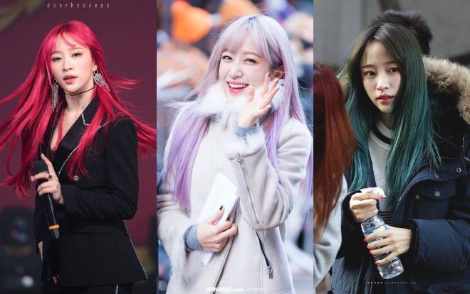 Không hổ danh nữ thần fancam, tóc xanh lét hay trắng xóa như ‘ma cô’, Hani oppa cũng cân được tuốt