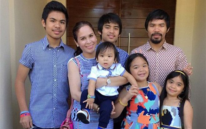 Vợ Pacquiao cầu xin con trai không theo nghiệp boxing