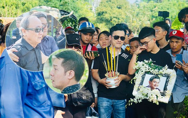 Bố Anh Vũ suy sụp, Minh Nhí uất nghẹn trong lễ an táng: Vĩnh biệt người nghệ sĩ tài năng!