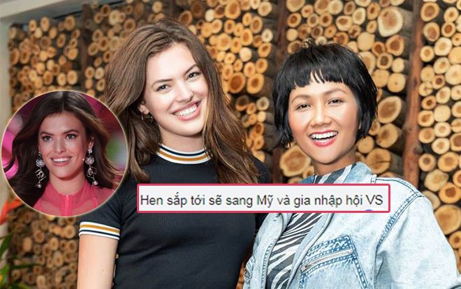 H'Hen Niê tung tăng cùng 'thiên thần'  Sofie, 'thả thính' casting Victoria's Secret Show?