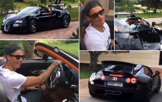 Ronaldo gây sốt khi hát hò, nhún nhảy lúc lái xe