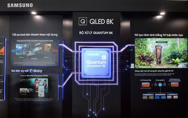 Samsung công phá thị trường với loạt TV QLED 8K đầu tiên trên thế giới
