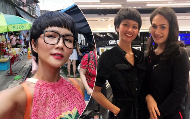 Đến ‘xứ sở Chùa Vàng' du lịch, H'Hen Niê lại được người Thái ‘nâng như trứng hứng như hoa'