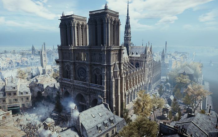 Tựa game Assassin's Creed: Unity bất ngờ được tặng miễn phí để mọi người có thể chiêm ngưỡng Nhà thờ Đức Bà Paris