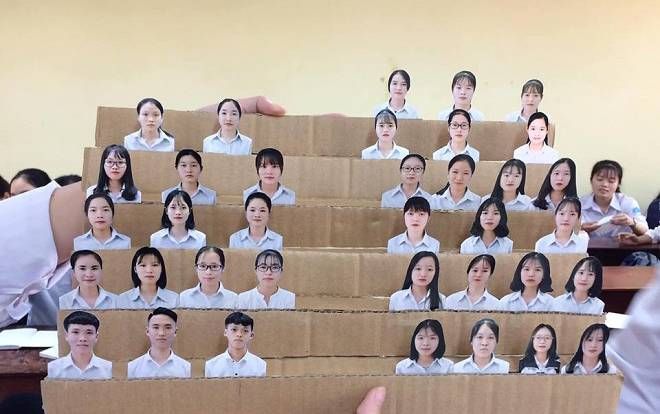 Sơ đồ lớp 'bá đạo', chân thực đến từng gương mặt khiến ai cũng 'cười bò'