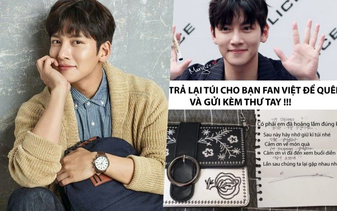 Chuẩn soái ca, Ji Chang Wook viết thư tay ngọt ngào tặng 2 fangirl người Việt bất cẩn để quên đồ