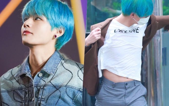 Cứ tưởng đang rất ngầu trong mắt fan nhưng V (BTS) không ngờ chiếc bụng 'một múi' tròn vo của mình lại 'phản chủ'