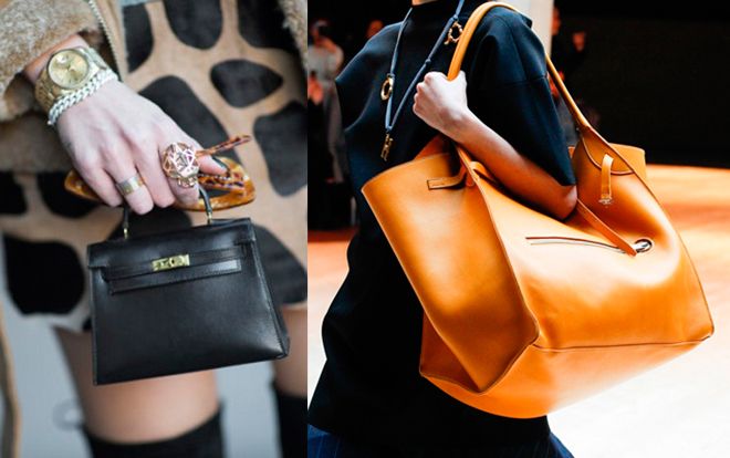 Cuộc đua xu hướng túi xách oversize và túi siêu nhỏ trong làng mốt