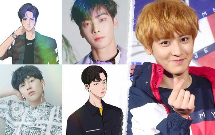 Chanyeol (EXO) gây sốt với màu tóc cam - Hai thần tượng này rất phù hợp với webtoon 'The Secret of Angel'