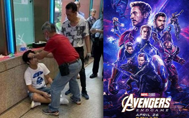 Lớn tiếng spoil 'Avengers: Endgame' giữa đám đông khán giả xếp hàng vào rạp, thanh niên bị đấm không trượt phát nào