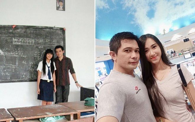 Nữ sinh  13 tuổi 'cưa' đổ thầy giáo, để rồi năm 20 tuổi, tự tin mặc váy cưới bước lên xe hoa cùng thầy!