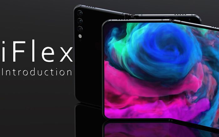 Cận cảnh iPhone với màn hình dẻo, gấp mở được đẹp mướt mắt khiến bất kì ai đứng ngồi không yên