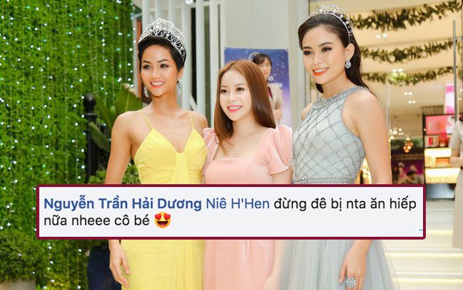 Hoa hậu Hải Dương lên tiếng an ủi và động viên H'Hen Niê sau khi bị anti-fan đả kích