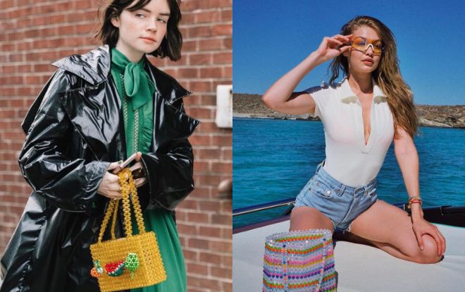 Khi túi kết cườm trở lại trong mùa hè này được các fashionista 'lăng xê' hết cỡ