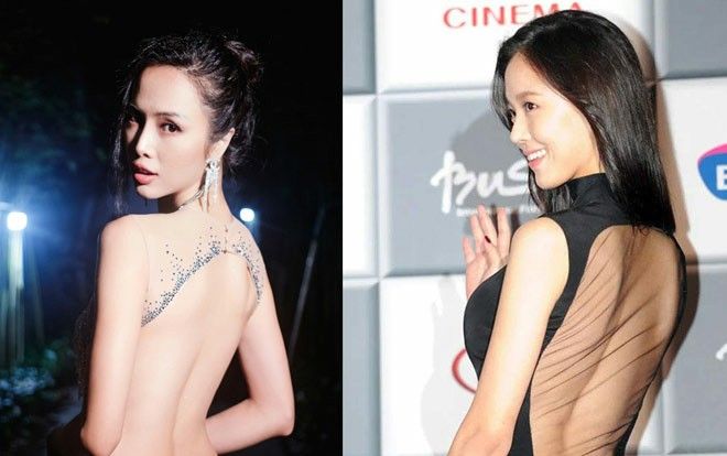 Pose dáng như mỹ nữ xứ Hàn, chân dài Việt được khen vì không bị lộ mông như bản chính
