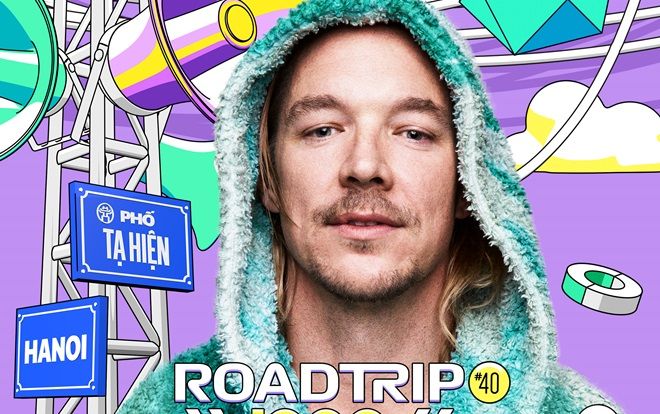 Siêu sao nhạc điện tử giành 3 giải Grammy - Diplo tới biểu diễn tại Hà Nội