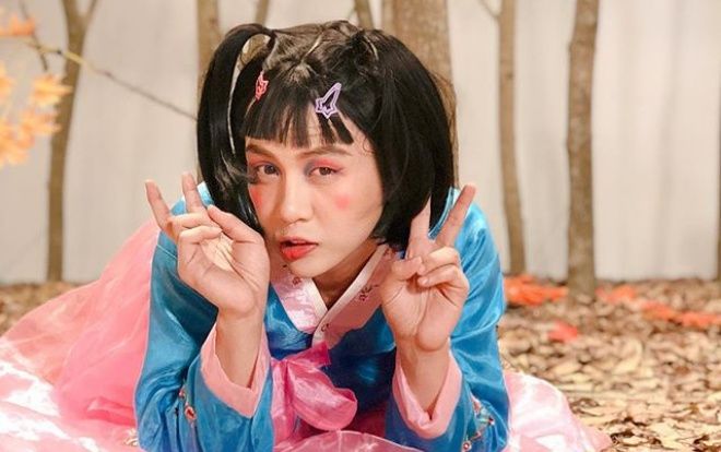 Duy Khánh khiến netizen bật cười khi cosplay ‘phiên bản lỗi’ của bé Xuân Mai