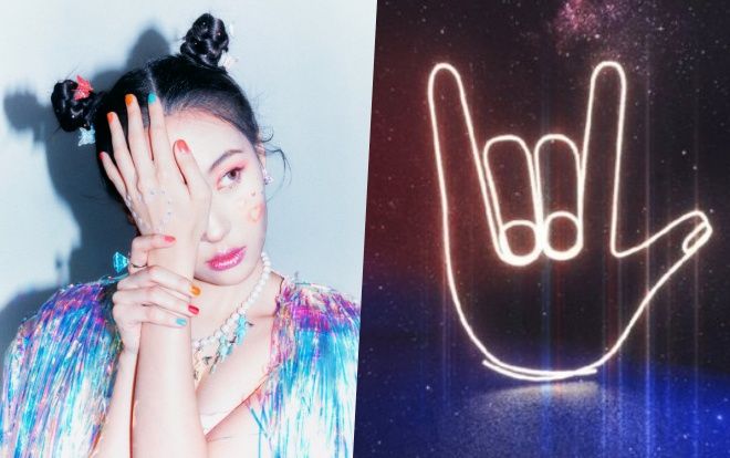 Netizen Hàn 'chê' Sunmi (Wonder Girls) thiếu sáng tạo vì 'cộp mác' biểu tượng tay của BTS và TWICE để làm logo fandom
