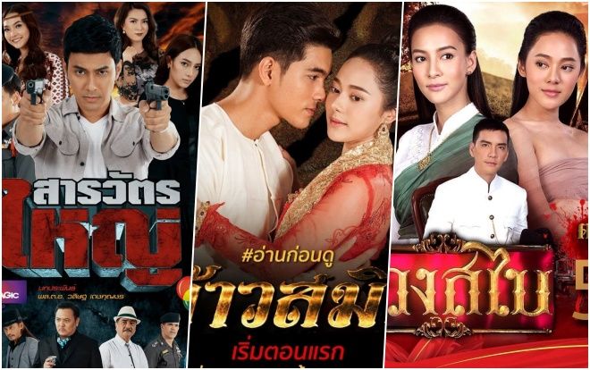 Xếp hạng 8 phim truyền hình Thái Lan có lượt xem cao nhất cho tập cuối nửa đầu năm 2019