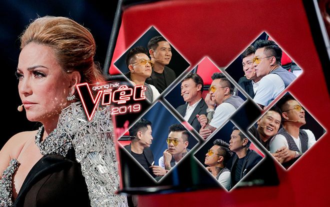 Không 'chị em nặng nghĩa tình', ghế nóng The Voice 2019 chỉ có tình huynh đệ 'trường tồn'?