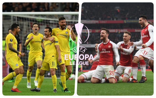 Bán kết Europa League: Arsenal, Chelsea biến cả Châu Âu là của ngoại hạng Anh