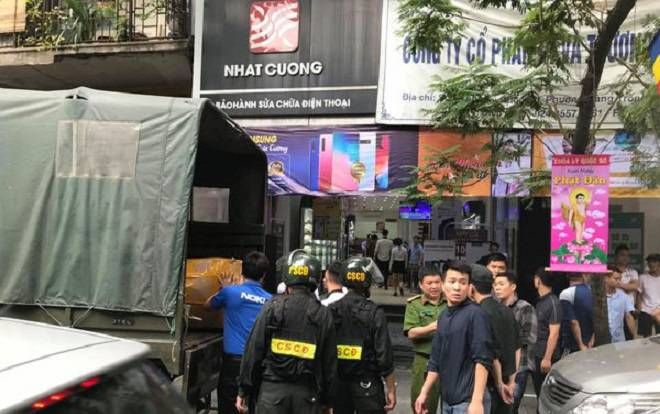Khám xét chuỗi cửa hàng Nhật Cường Mobile: Liên quan nhiều vấn đề, không riêng dấu hiệu hàng nhập lậu