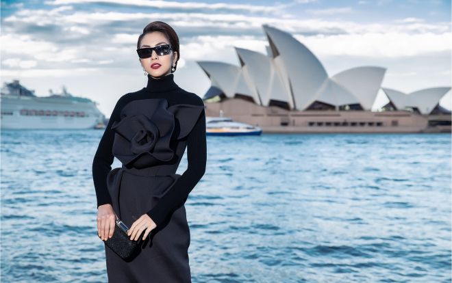 Hà Tăng diện cả cây đen như nữ điệp viên vừa bí ẩn vừa thời thượng không ngờ