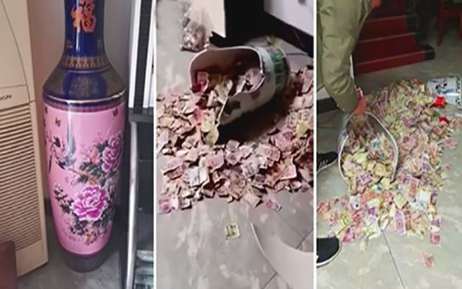 Vô tình đập vỡ bình cảnh, cô gái phát hiện 'bí mật động trời' cất giữ suốt 13 năm của bố