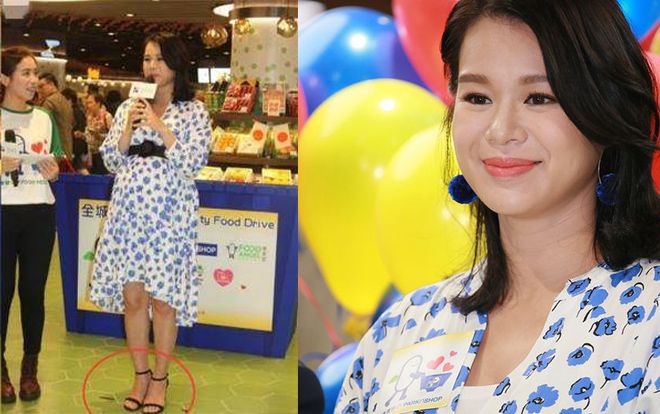 Hồ Hạnh Nhi đang mang thai 7 tháng nhưng vẫn đi giày cao gót, tự tiết lộ cân nặng tăng gần 9 kg