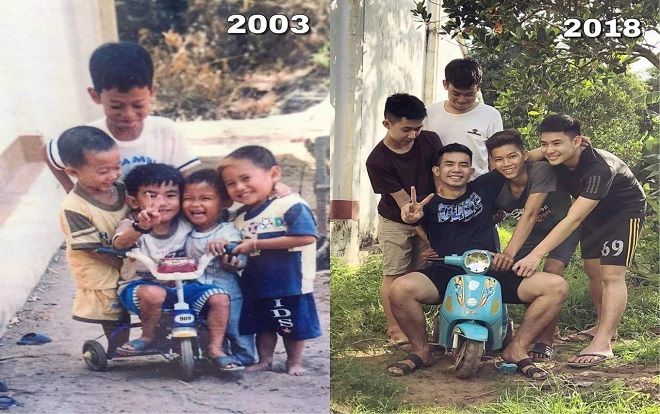 Bức ảnh ‘dậy thì thành công’ chứng minh chân lý: Con trai một khi đã chơi thân thì sẽ rất bền