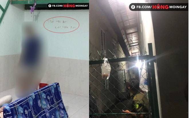 Chồng treo cổ tự tự trong phòng trọ, để lại dòng chữ viết bằng máu: 'Trả lại em, anh đi nha em'