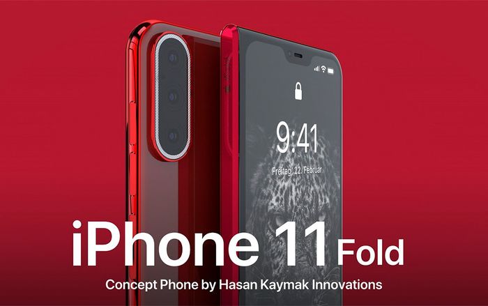 Ngắm ý tưởng iPhone 11 với màn hình gập đẹp không tì vết