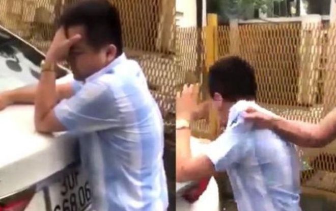 Công an thực nghiệm quá trình thầy giáo lái xe bị tố sờ đùi nữ học viên