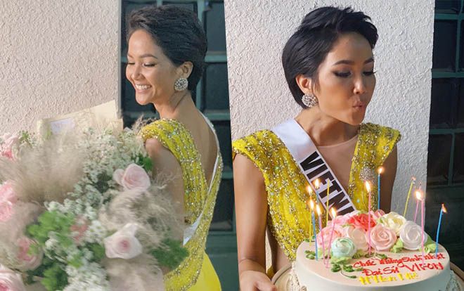 Tổ chức sinh nhật sớm, H'Hen Niê nhận được lời chúc bất ngờ từ dàn hoa hậu quốc tế