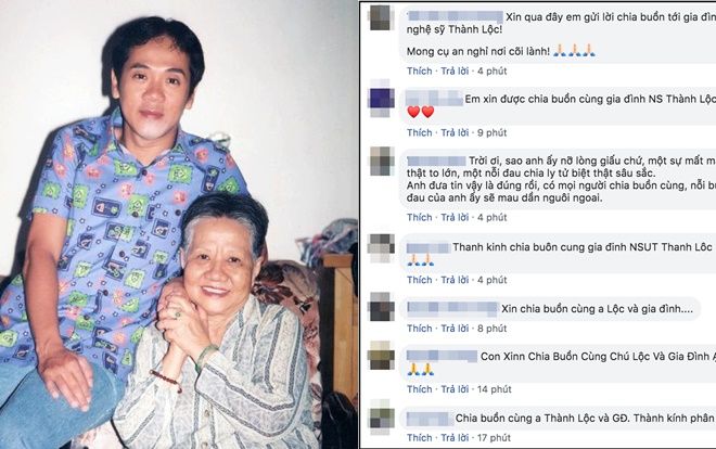 Mẹ NSƯT Thành Lộc qua đời ở tuổi 90, nhiều khán giả gửi lời chia buồn