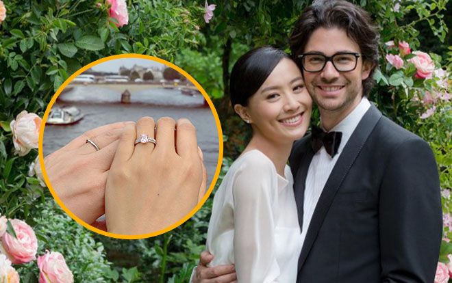 Trần Pháp Lai xinh đẹp trong đám cưới, chú rể Emmanuel tự thiết kế nhẫn cưới