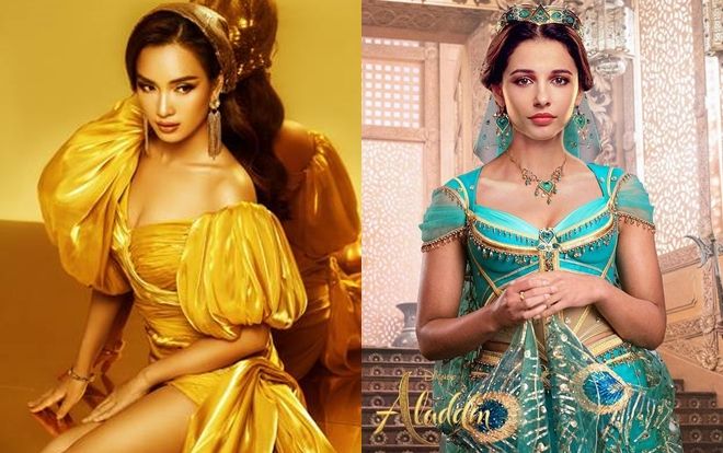 Ái Phương đẹp không kém cạnh 'công chúa Jasmine' Naomi Scott của Aladdin, thử thách hát A Whole New World