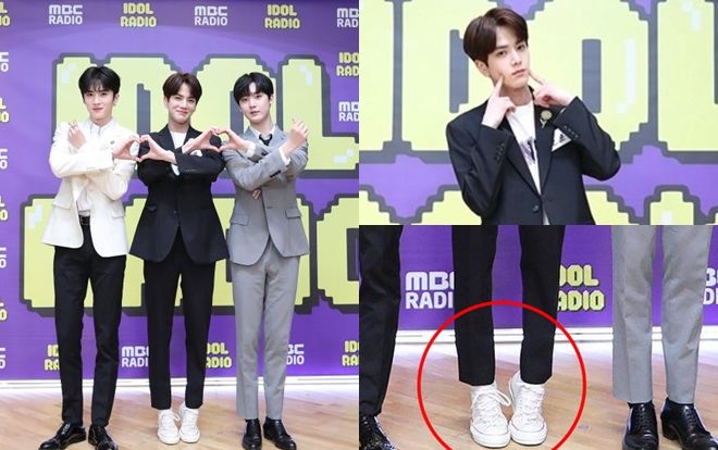 'Dở khóc dở cười' với hình ảnh anh chàng YoungHoon (The Boyz) nhón chân khi đứng cạnh đồng nghiệp dù chiều cao đã lên tới 1m83