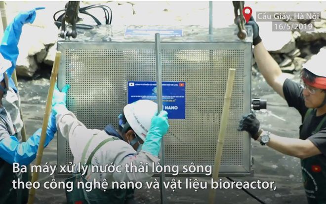 Hà Nội làm sạch sông Tô Lịch trong 3 ngày với công nghệ nano