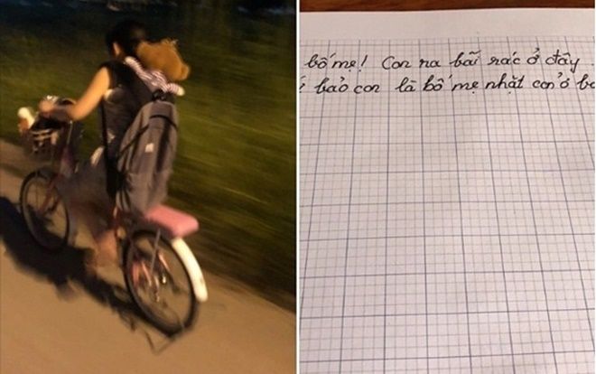 Bị trêu đùa 'Bố mẹ nhặt ở bãi rác', bé gái viết tâm thư rồi bỏ nhà ra bãi rác… tìm cha mẹ ruột của mình