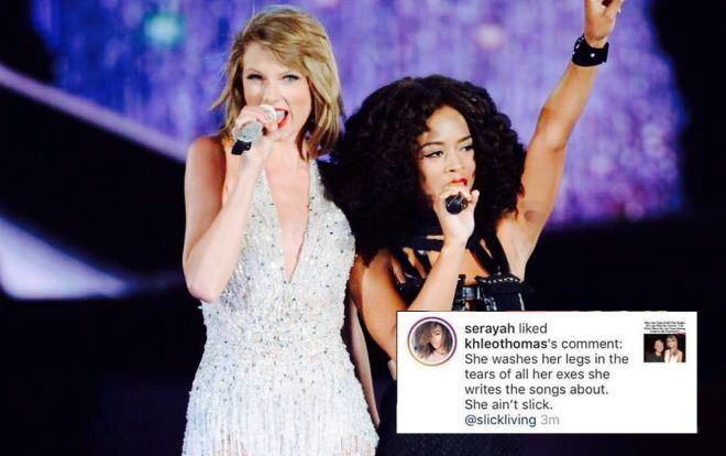 Fan US-UK xôn xao điều gì: Taylor Swift bị cô bạn 'đã từng thân'… like bình luận đá đểu