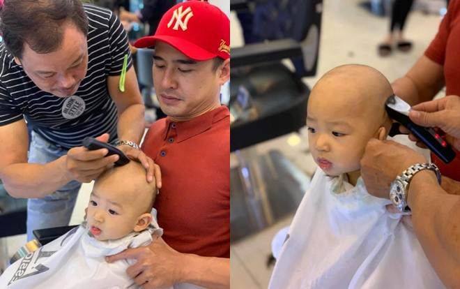Liên tục đưa con đi cạo tóc trọc lóc, Lương Thế Thanh - Thúy Diễm bị dân mạng góp ý