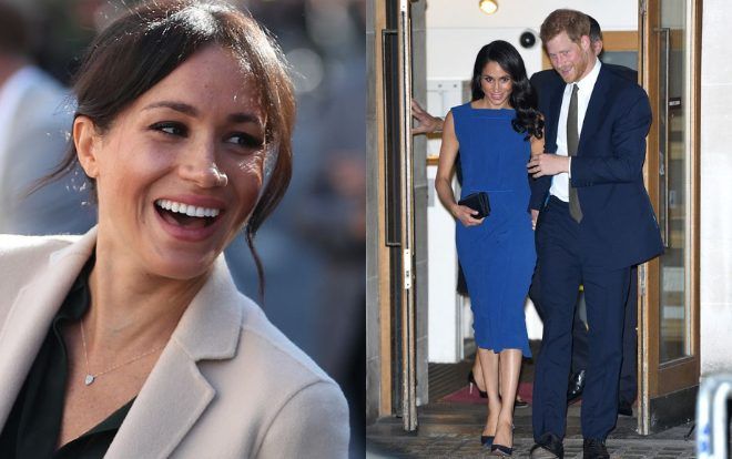 Vừa ngắm lại vừa ngả mũ thán phục với mẹo thời trang ‘giấu tiệt’ bụng bầu của Meghan Markle