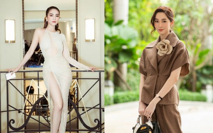 Kỳ lạ chưa, style đối lập hoàn toàn mà Đặng Thu Thảo, Ngọc Trinh lại cùng nhau thống trị top sao đẹp tuần