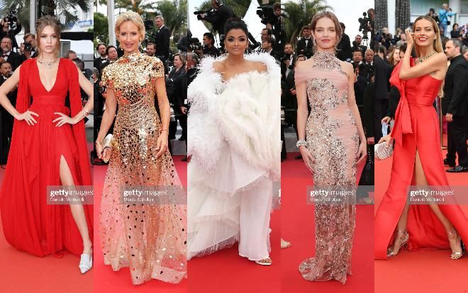 Ăn mặc sến sẩm và kém nổi bật, Hoa hậu thế giới Aishwarya Rai bất ngờ bị dàn sao nữ xinh như mộng 'chặt đẹp' tại thảm đỏ Cannes ngày 7