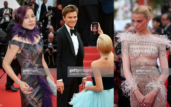 Thảm đỏ Cannes 2019 ngày 7: HLV 'The Voice Kids' thản nhiên selfie dù bị cấm, khách mời vô danh và trang phục khó đỡ