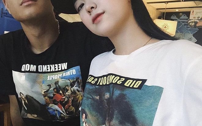 Hot girl Hà Trang đăng ảnh mặc áo đôi, tình tứ với Hà Đức Chinh