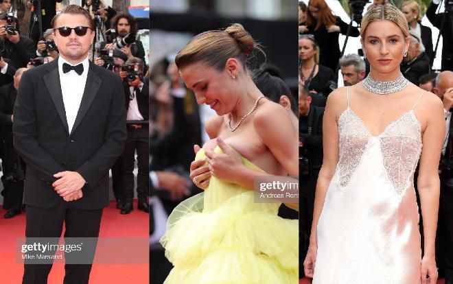 Thảm đỏ Cannes ngày 9: Leonardo DiCaprio cực bảnh bên cạnh dàn khách mời nữ vô danh diện trang phục hớ hênh dẫn đến lộ vòng 1
